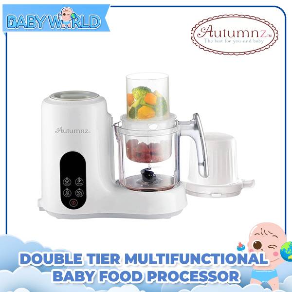 AUTUMNZ Double Tier Multifunctional Baby Food Processor
